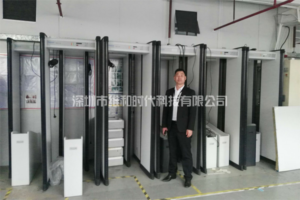 崇州君健塑膠采購維和時(shí)代科技7臺(tái)METOR6S進(jìn)口安檢門[圖]