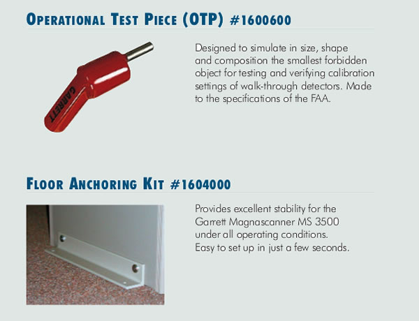 MS3500安檢門結(jié)構(gòu)示意圖